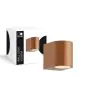 D'Lite Wandleuchte Vossem Bronze| IP54 - Geeignet für 1x GU10 