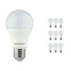 Mehrfachpackung 10x Noxion Lucent LED Classic 8.5W 827 A60 E27 | Dimmbar - Extra Warmweiss - Ersatz für 60W