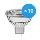 Mehrfachpackung 10x Noxion LED-Spot GU5.3 8W 830 36D 660lm | Dimmbar - Warmweiss - Ersatz für 50W