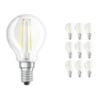 Mehrfachpackung 10x Osram Parathom Retrofit klassisch E14 P 2.5W 827 Fadenlampe | Extra Warmweiss - Ersatz für 25W