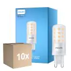 Mehrfachpackung 10x Philips Corepro LED Capsule G9 4.8W 570lm - 830 Warmweiß | Ersatz für 60W