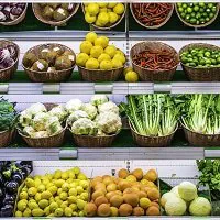 LED-Beleuchtung Obst- und Gemüsetheke Beleuchtete Obst- und Gemüsetheke