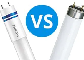 Vergleich: LED- und Leuchtstoffröhre Vergleich: LED- und Leuchtstoffröhre