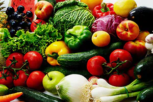 Beleuchtung der Obst- und Gemüseauslage Beleuchtung der Obst- und Gemüseauslage