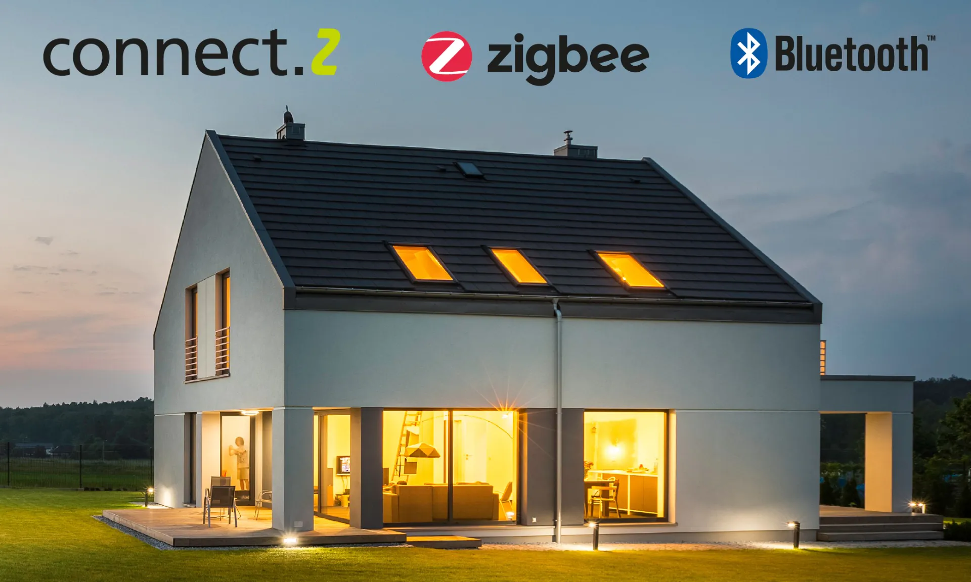 Haus mit EGLO connect.z Konnektivit&auml;t